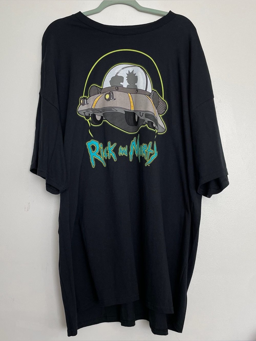 Rick And Morty The Space Cruiser Short Sleeve Tee Size 4XL